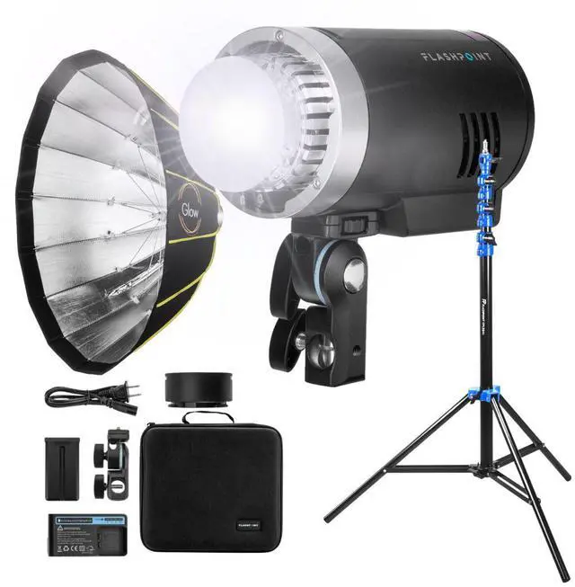 Main image of Flashpoint XPLOR 300 Pro TTL R2 Battery-Powered Monolight Bundle #XPLOR300PTK7