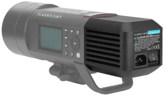 Alt view image 4 of 7 - Flashpoint AC Adapter Unit for the XPLOR 400 Pro R2 Series Monolights (Godox AC400)