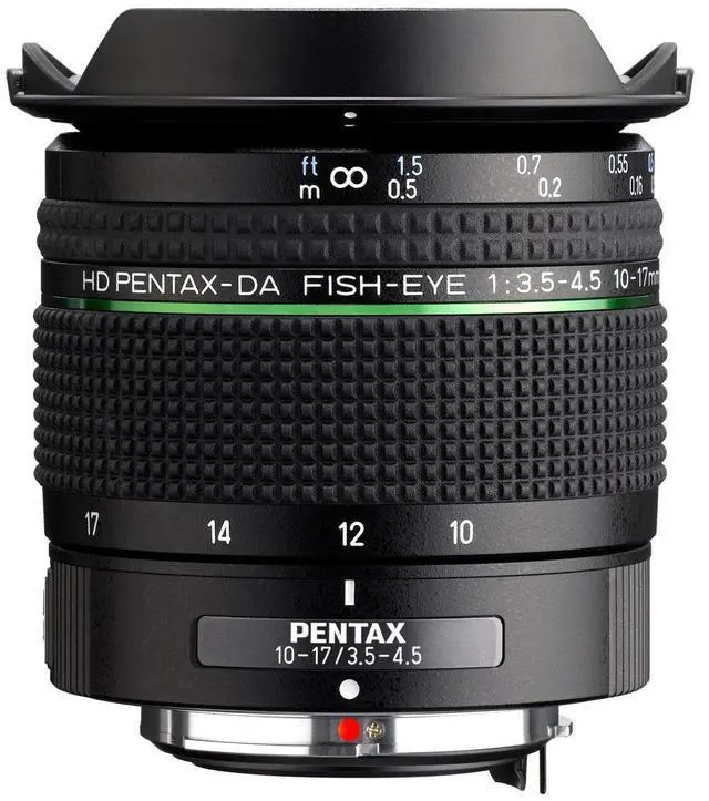 Alt view image 2 of 14 - hd pentax-da fish-eye 10-17mm f3.5-4.5 ed ultra wide angle zoom lens compact and lightweight diagonal fisheye lens for k-1 ii k