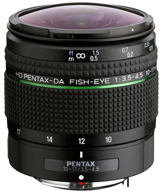 Alt view image 3 of 14 - hd pentax-da fish-eye 10-17mm f3.5-4.5 ed ultra wide angle zoom lens compact and lightweight diagonal fisheye lens for k-1 ii k