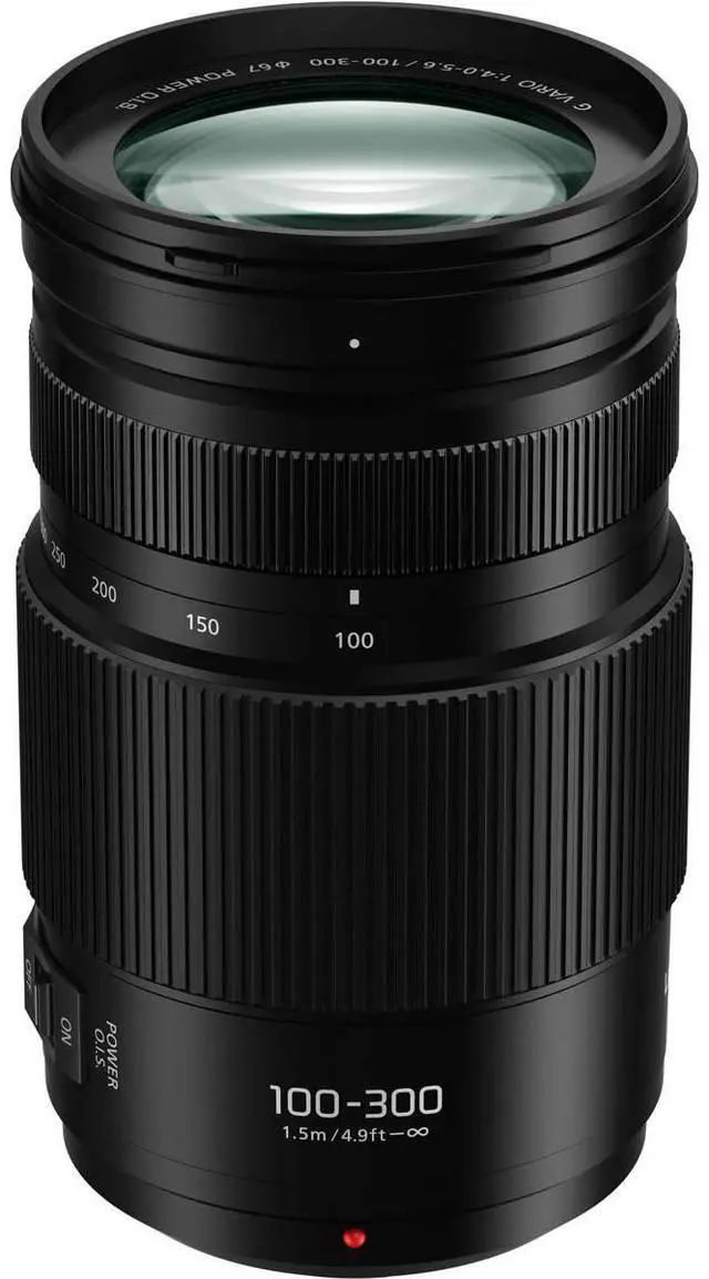 Alt view image 2 of 6 - Panasonic Lumix G Vario 100-300mm f/4.0-5.6 II Power OIS Zoom Lens W/Filter Kit