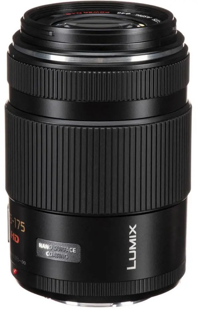 Alt view image 7 of 7 - Panasonic LUMIX G X Vario PZ 45-175mm f/4.0-5.6 Aspherical Lens for Micro Four Thirds, Black, Bundle with Tiffen 46mm UV Filter, Lens Cap Tether, Cleaning Kit
