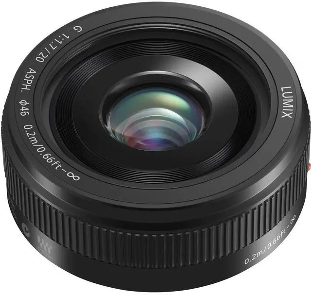 Alt view image 18 of 20 - Panasonic LUMIX G II 20mm f/1.7 ASPH. Lens (Black)