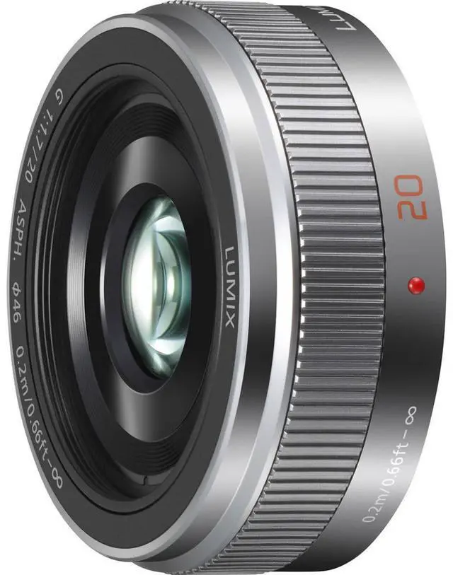 Alt view image 9 of 12 - Panasonic Lumix G 20mm f/1.7 II ASPH Lens (Silver)