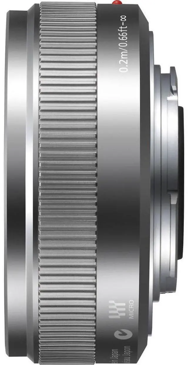 Alt view image 11 of 12 - Panasonic Lumix G 20mm f/1.7 II ASPH Lens (Silver)