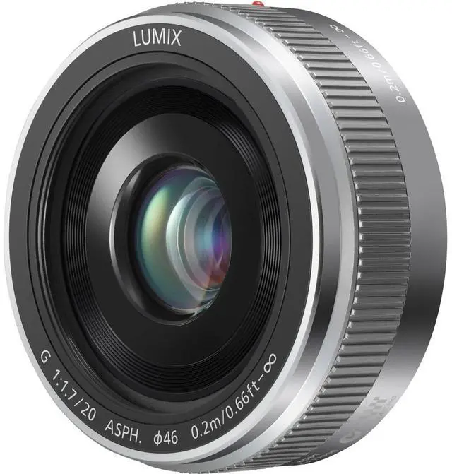 Alt view image 12 of 12 - Panasonic Lumix G 20mm f/1.7 II ASPH Lens (Silver)