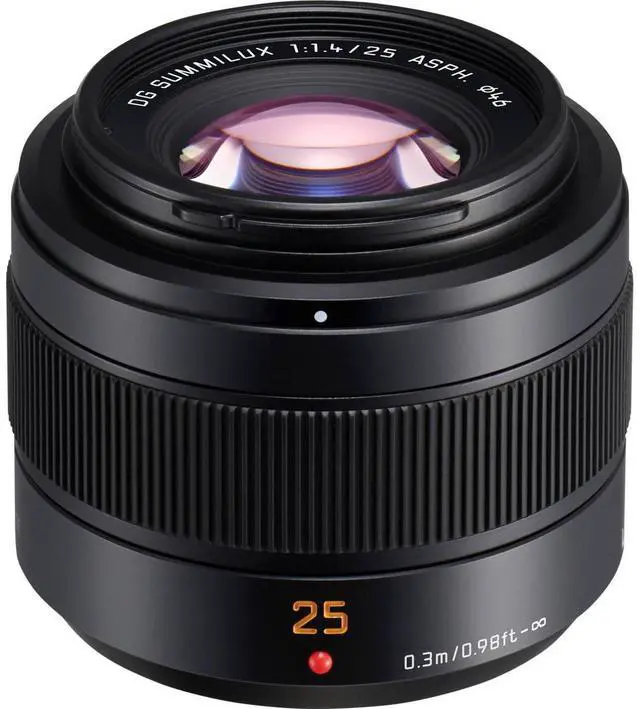 Alt view image 2 of 7 - Panasonic Lumix G Leica DG Summilux II 25mm f/1.4 Lens for Mcro 4/3 W/PC ACC KIT