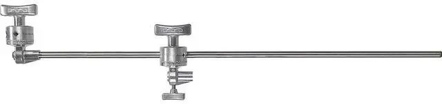 Alt view image 2 of 2 - Matthews 40" Century C Stand with 10.5' Spring Loaded Base, Grip Head and Arm Kit, 22lbs Maximum Load Capacity, Silver