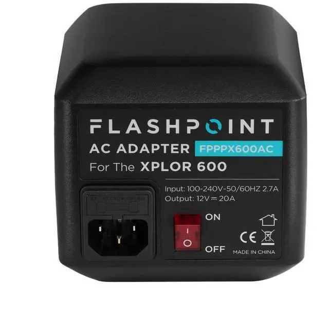 Alt view image 6 of 7 - Flashpoint AC Adapter Unit for the XPLOR 600 R2 Monolight