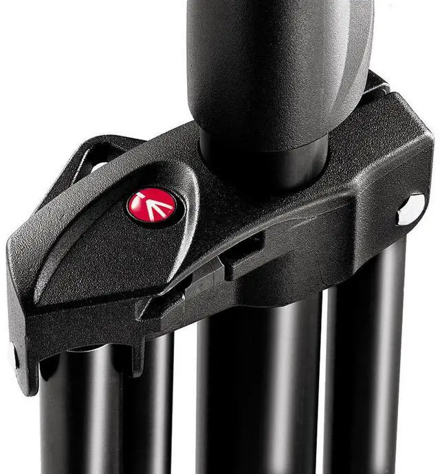 Alt view image 6 of 6 - Manfrotto 1004BAC 144" Air Cushioned Aluminum Master Light Stand with 4 Sections & 3 Risers, Black - Pack of 3 Stands -_