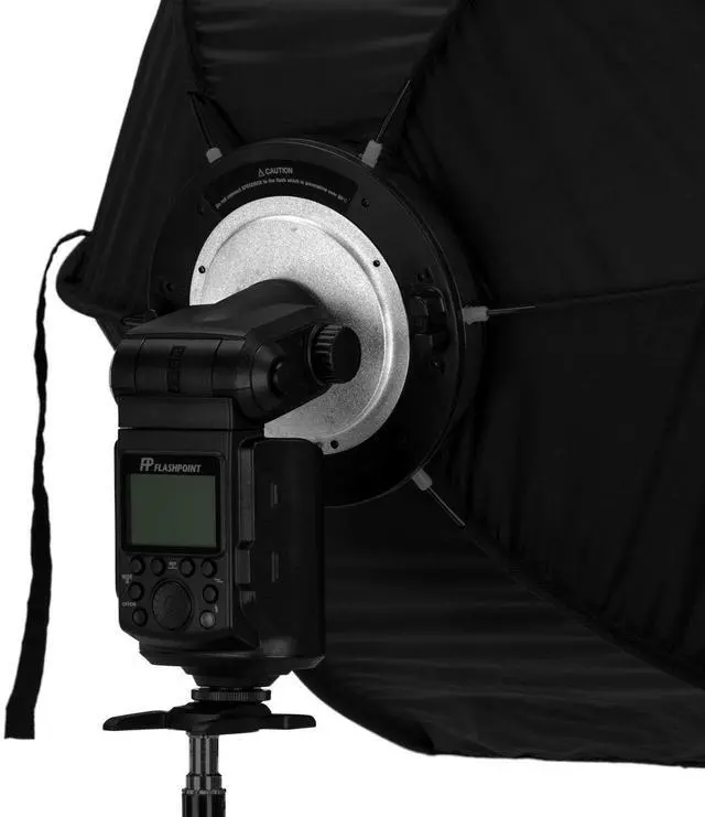 Alt view image 4 of 4 - Glow Adapter for Evolv/SL360 to Para/Quadra/HexaPop System Softboxes #GL-SRPPHP