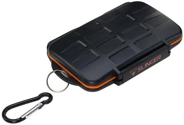 Alt view image 5 of 7 - Slinger Card Caddy Memory Card Case for XQD/CFexpress Type-B, SD & microSD,Black
