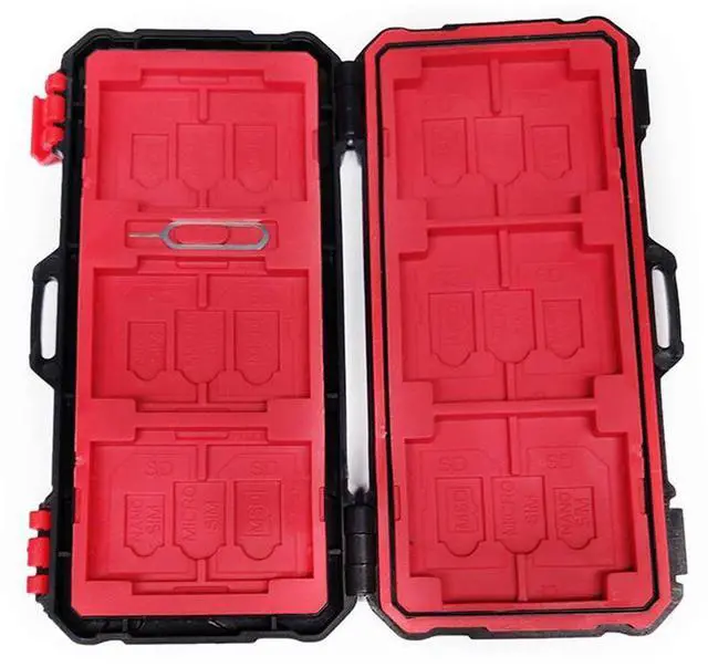 Alt view image 2 of 3 - VidPro Super Rugged Case for 3 XQD, 3 CF, 12 SD and 6 MicroSD Memory Cards #XQD3