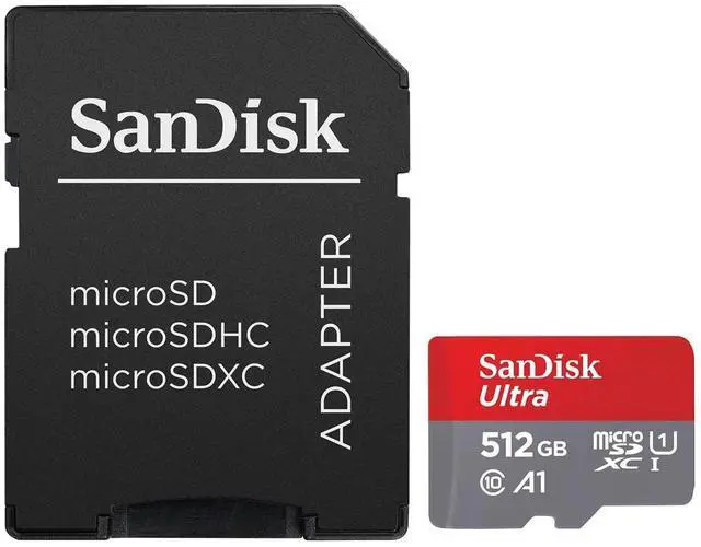 Alt view image 10 of 10 - SanDisk 512GB Ultra Class 10/UHS-I (U1) microSDXC 150 MB/s Read 10 MB/s Write 1 Pack