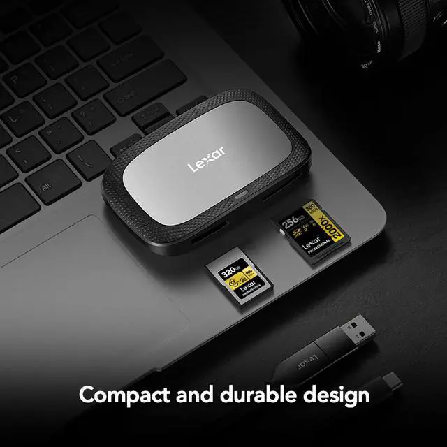 Alt view image 2 of 5 - Lexar 320GB Professional CFexpress Type A GOLD Series Memory Card  Up to 900MB/s Read  Cinema-quality 8K Video  Rated VPG 400 (LCAGOLD320G-RNENG)