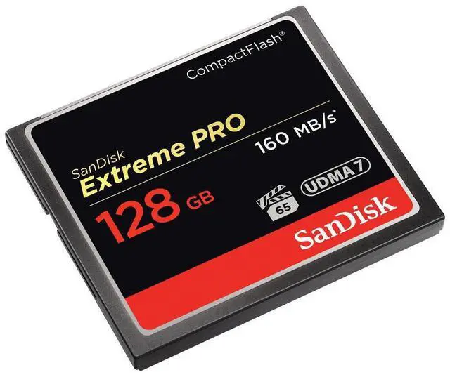 Alt view image 20 of 20 - SanDisk 128GB Extreme Pro CompactFlash Card 160MB/s UDMA7