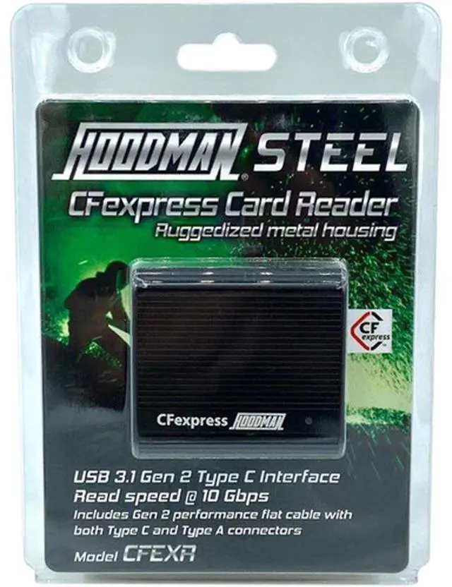 Alt view image 5 of 5 - Hoodman Steel CFexpress USB 3.1 Gen 2 Type-C Card Reader #CFEXR