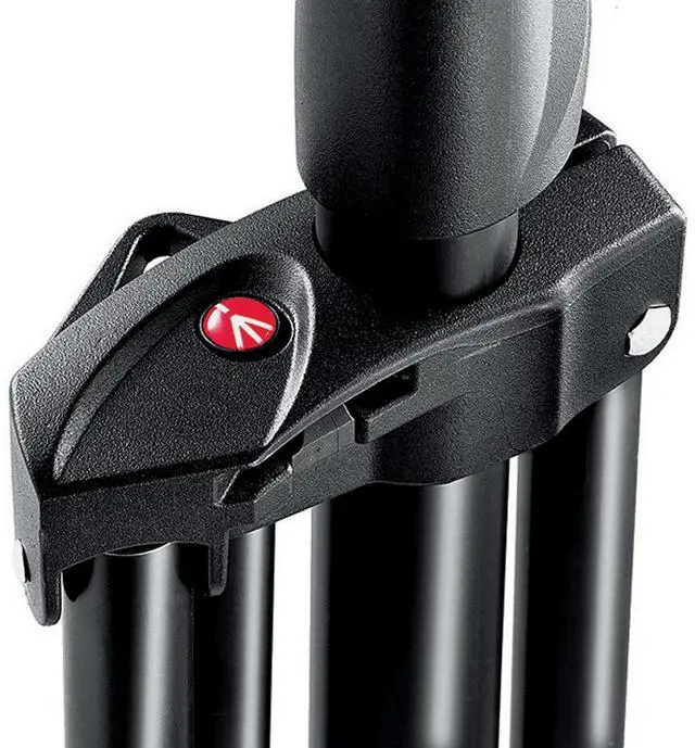 Alt view image 4 of 13 - Manfrotto 1005BAC 107" Air Cushioned Aluminum Ranker Light Stand with 3-Sections & 2 Risers, Black