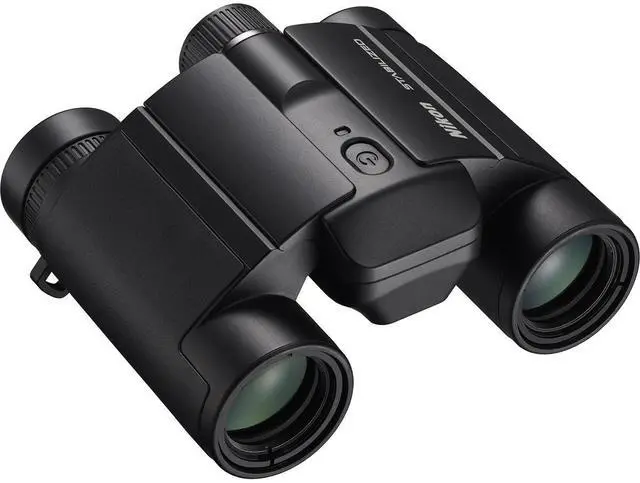 Alt view image 2 of 15 - Nikon 12x25 S Dual-Hinge Design Stabilized Binoculars with Multilayer Lens Coatings, Stabilization Technology, and Adjustable Eyecups (Black)