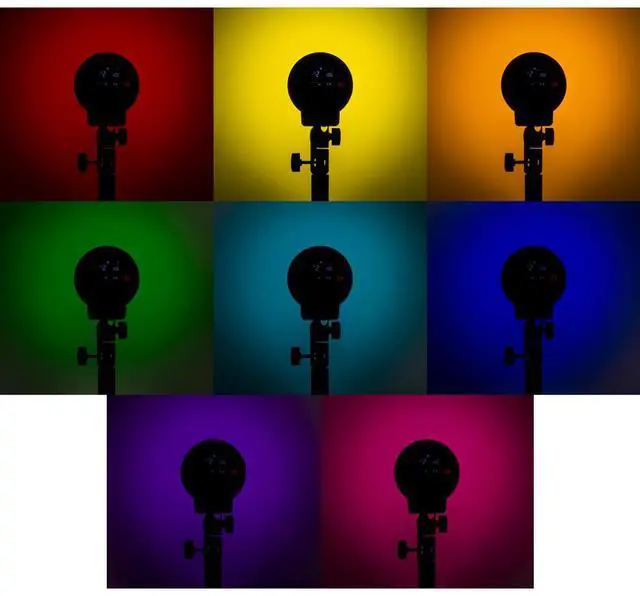 Alt view image 6 of 6 - Flashpoint Creative Color Gel Kit For XPLOR300 Pro and Godox AD300 Pro Monolights