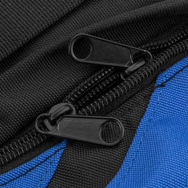 Alt view image 5 of 7 - Flashpoint Empty Saddle Sandbag, Water-Resistant Cordura Nylon - (18 lb Capacity, Blue & Black Stripes)