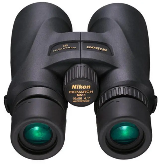 Alt view image 4 of 9 - Nikon 20x56 Monarch 5 Water Proof Roof Prism Binocular with 3.3 Degree Angle of View, Black