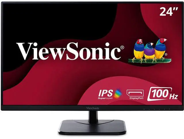 Alt view image 10 of 16 - ViewSonic VA2456A-MHD 24 Inch IPS 1080p Monitor with 120Hz, Eye Care, HDMI, DisplayPort, and VGA Inputs for Home and Office