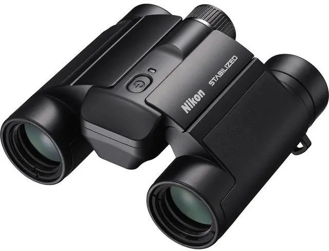 Alt view image 13 of 15 - Nikon 10x25 S Black Stabilized Binoculars with Stabilization Technology