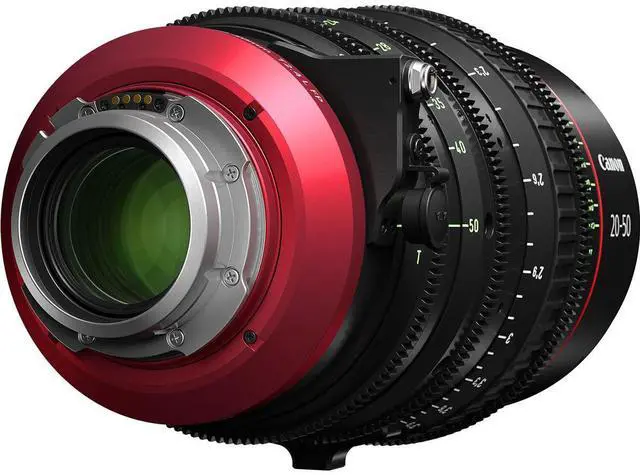 Alt view image 6 of 7 - Canon CN-E 20-50mm T2.4 L FP Cinema EOS Flex Lens with RL-S1 Relay Converter for Canon EF and PL Mount