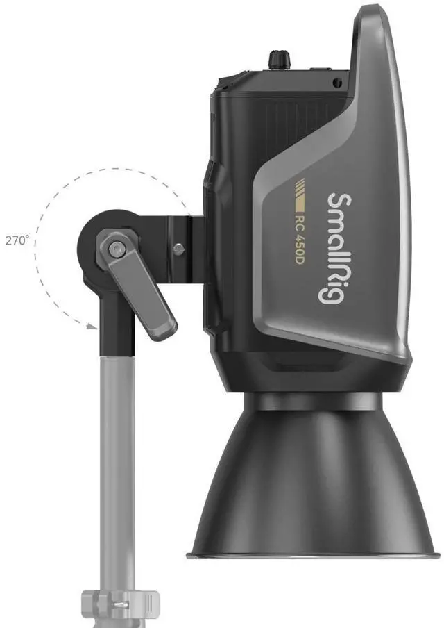 Alt view image 6 of 7 - SmallRig RC450D 450W Daylight COB LED Video Light