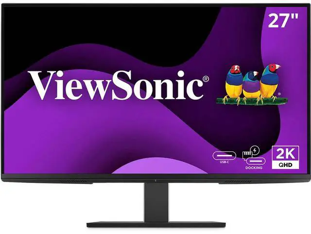 Alt view image 16 of 20 - ViewSonic VG2758-2K 27 Inch 1440p IPS Docking Monitor with Advanced Ergonomics, 100W USB C, 5-port USB Hub, HDMI, DisplayPort, and Daisy Chain for Home and Office