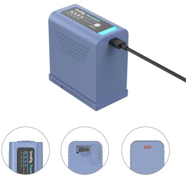 Alt view image 6 of 7 - SmallRig SmallRig USB-C Rechargeable Camera Battery for Sony NP-F970 4267