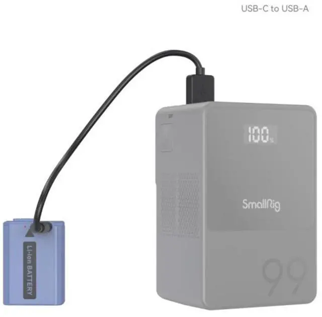Alt view image 7 of 7 - SmallRig SmallRig USB-C Rechargeable Camera Battery for Sony NP-FW50 4330