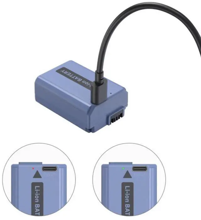 Alt view image 6 of 7 - SmallRig SmallRig USB-C Rechargeable Camera Battery for Sony NP-FW50 4330