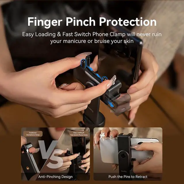 Alt view image 6 of 7 - SmallRig Easy Loading and Fast Switch Smartphone Holder
