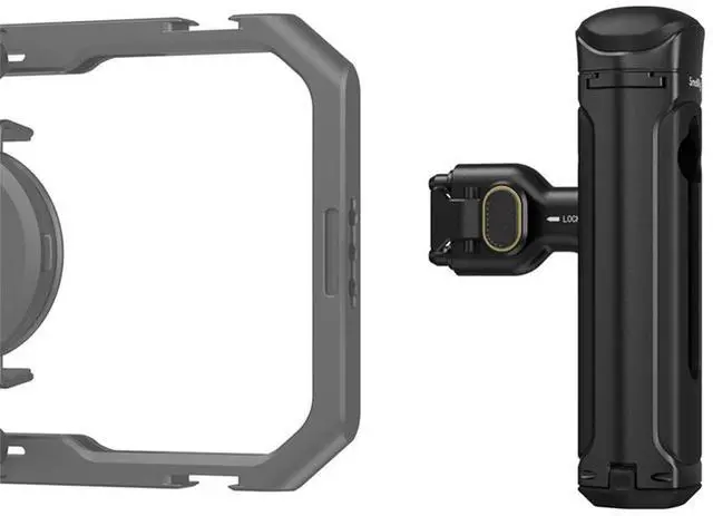Alt view image 2 of 7 - SmallRig Quick Release Side Handle with Wireless Remote Control for Smartphone Cage