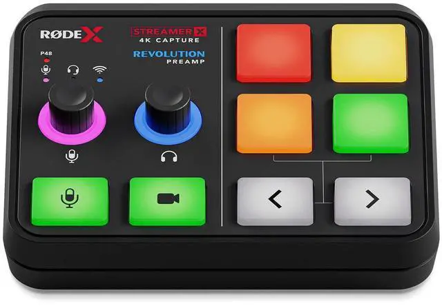 Alt view image 7 of 7 - Rode Rode X Streamer X Audio Interface and Video Streaming Console Bundle w/ Rode NTH-100M Professional Over Ear Headphones with Headset Microphone for Streaming, Gaming and Content Creation