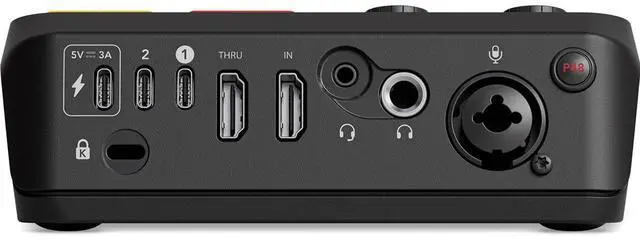 Alt view image 5 of 7 - Rode Rode X Streamer X Audio Interface and Video Streaming Console Bundle w/ Rode NTH-100M Professional Over Ear Headphones with Headset Microphone for Streaming, Gaming and Content Creation