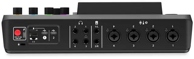 Alt view image 3 of 7 - Rode RODECaster Pro II Integrated Audio Production Studio Console, Black #RCPII