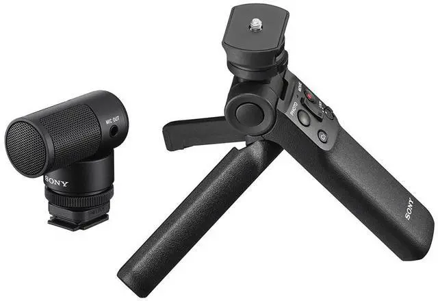 Alt view image 9 of 14 - Sony Creator Accessory Kit II Wireless Shooting Grip Vlogger Shotgun Mic