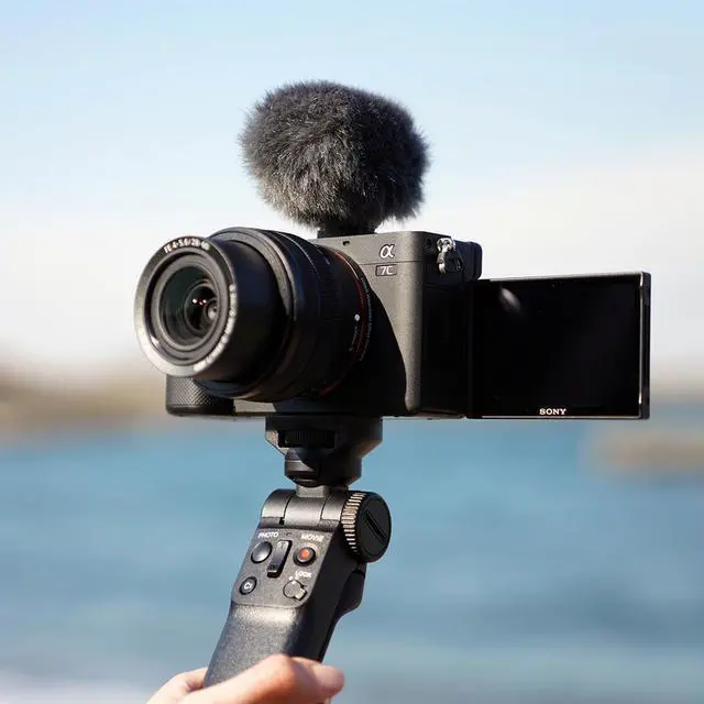 Alt view image 12 of 14 - Sony Creator Accessory Kit II Wireless Shooting Grip Vlogger Shotgun Mic