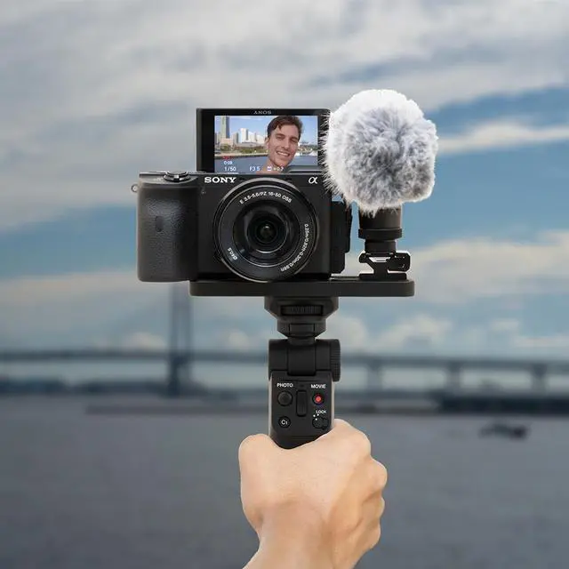 Alt view image 10 of 14 - Sony Creator Accessory Kit II Wireless Shooting Grip Vlogger Shotgun Mic