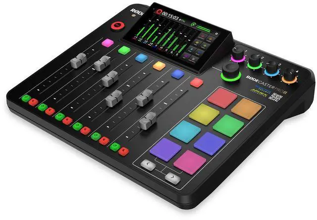 Main image of Rode RODECaster Pro II Integrated Audio Production Studio Console, Black #RCPII
