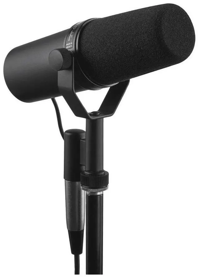 Alt view image 3 of 7 - Rode RODECaster Pro II Integrated Audio Production Studio Console Bundle with 4x SM7B Mic, 4x ATH-M50x Headphones, 4x Broadcast Arm, 4x M to F XLR Cable, 32BG microSD Card