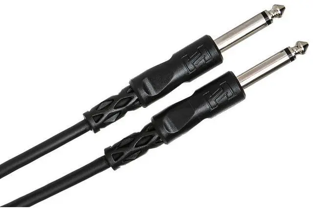 Alt view image 2 of 4 - Hosa Technology 1' 1/4" Male Phone to 1/4" Male Phone Audio Interconnect Cable
