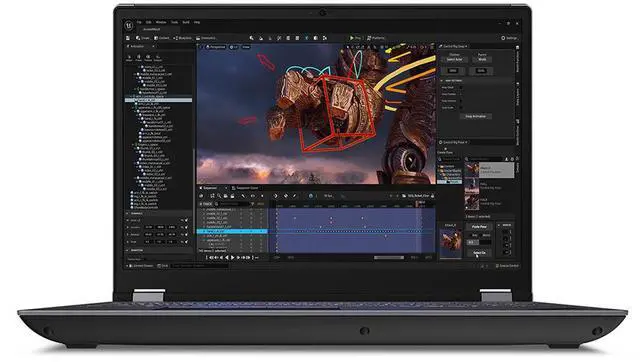Alt view image 7 of 13 - Lenovo ThinkPad P16 Gen 2 16.0" Intel Core i9-13950HX NVIDIA RTX 2000 Ada Generation 32GB Memory 1TB SSD Windows 11 Pro 21FA002NUS