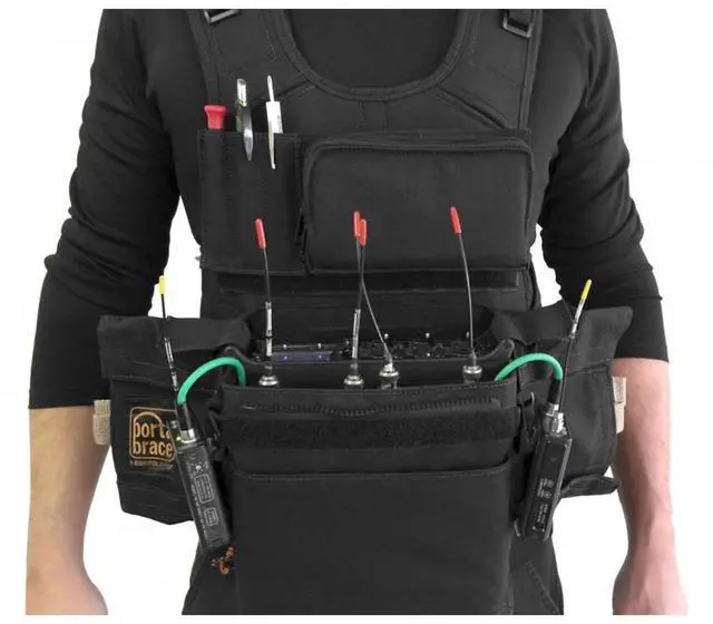 Alt view image 2 of 4 - Porta Brace Audio Tactical Vest for Sound Devices 633 and Zaxcom Maxx Audio Mixer