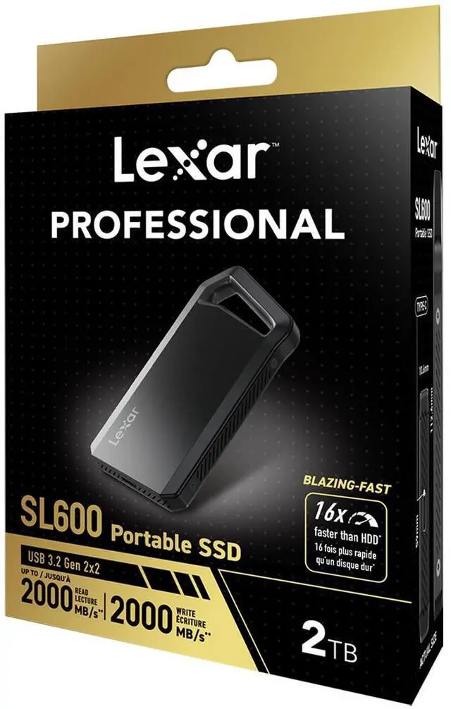 Alt view image 2 of 7 - Lexar Lexar 2T SL600 Portable SSD, GL
