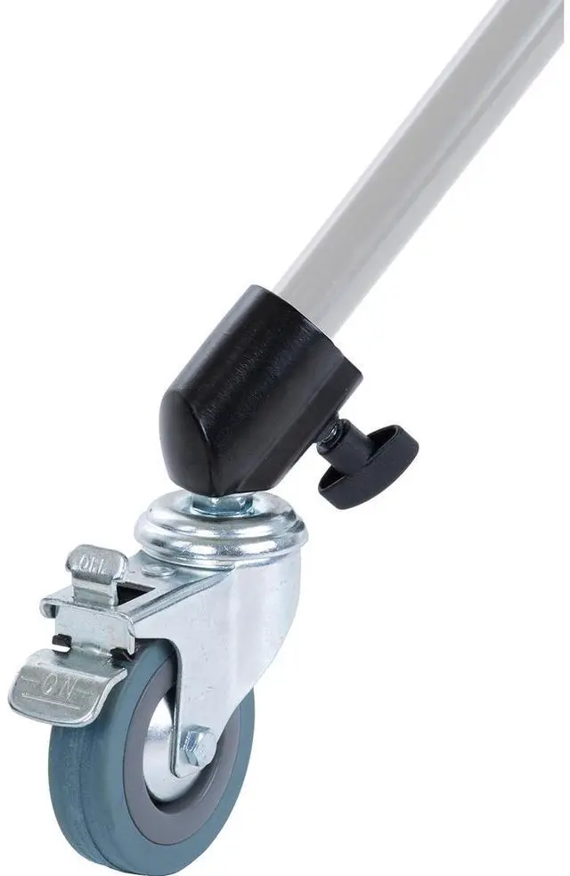 Alt view image 4 of 6 - Flashpoint Locking Caster Set for Light Stands w 22mm Diameter Legs - Set of 3