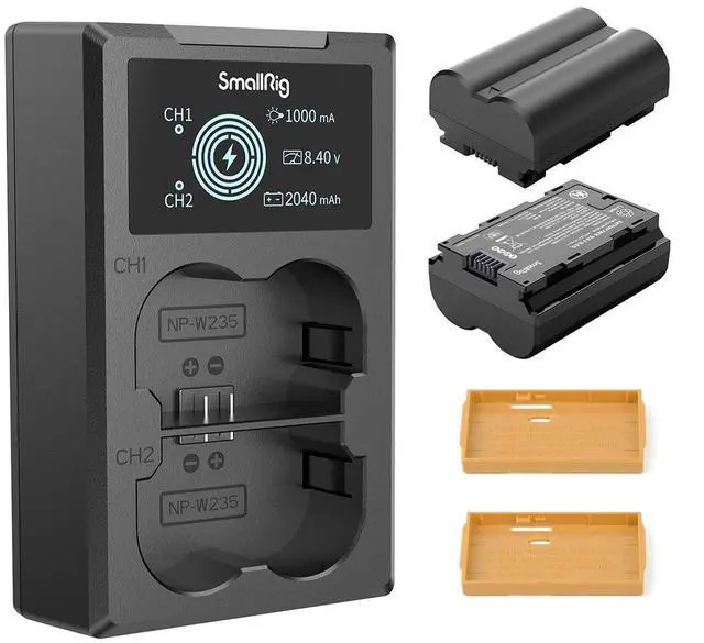 Main image of SmallRig SmallRig Camera Battery and Charger Kit for Fujifilm NP-W235 3822